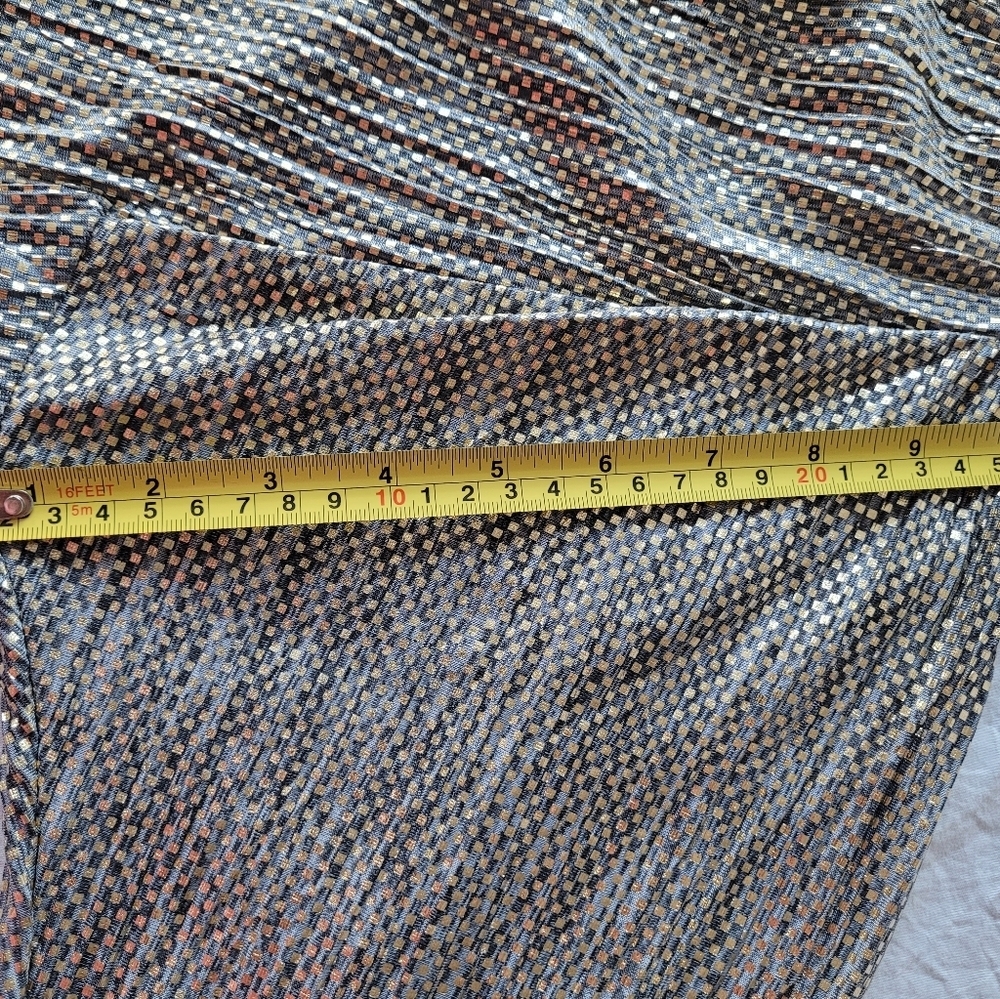 Anthropologie Metallic Textured Dress Size XL - Picture 12 of 13